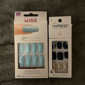 SOLD KISS Gel Fantasy Gel nails and imPRESS press on manicure